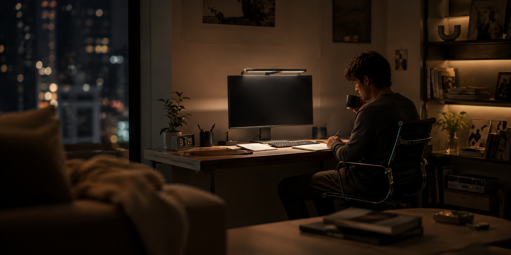 Quntis evening desk brand film placeholder