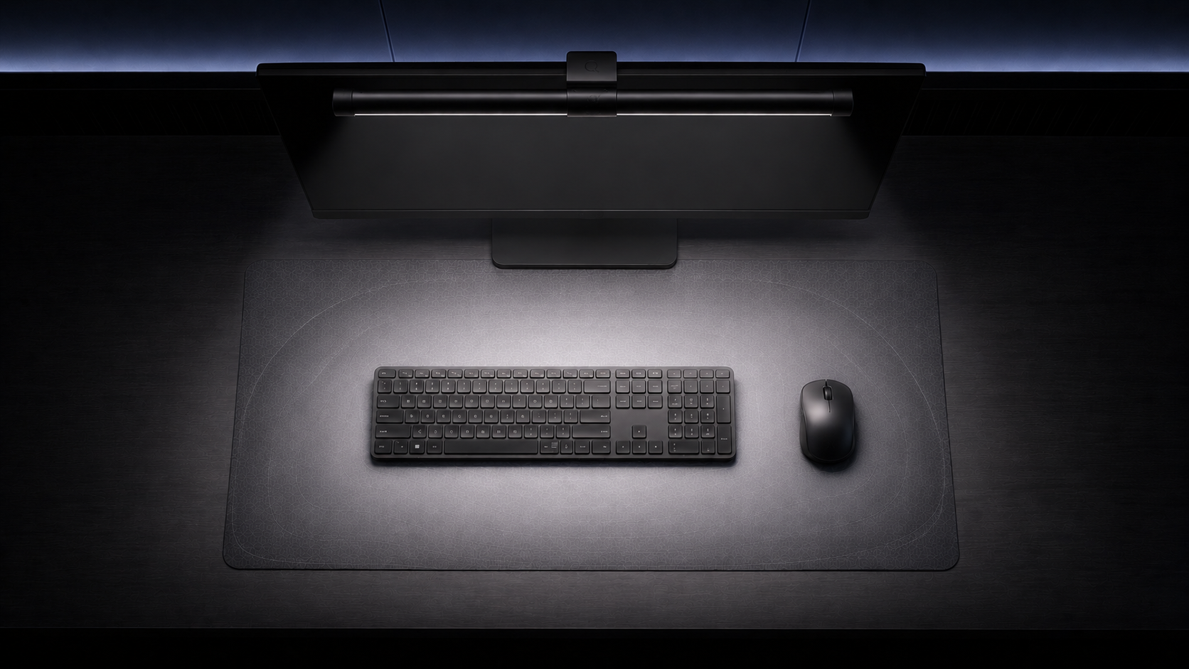 Quntis light distribution map across the desk task area