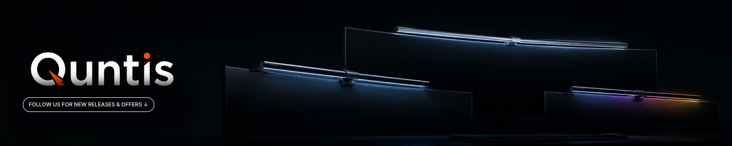 Quntis monitor light bar series banner