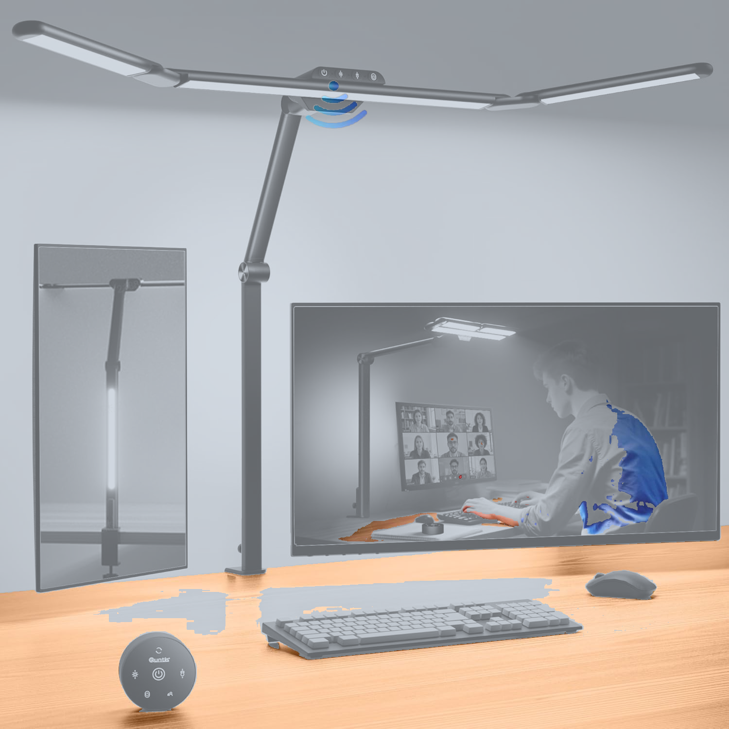 Quntis Flex Desk Lamp Studio 78 cm Grey